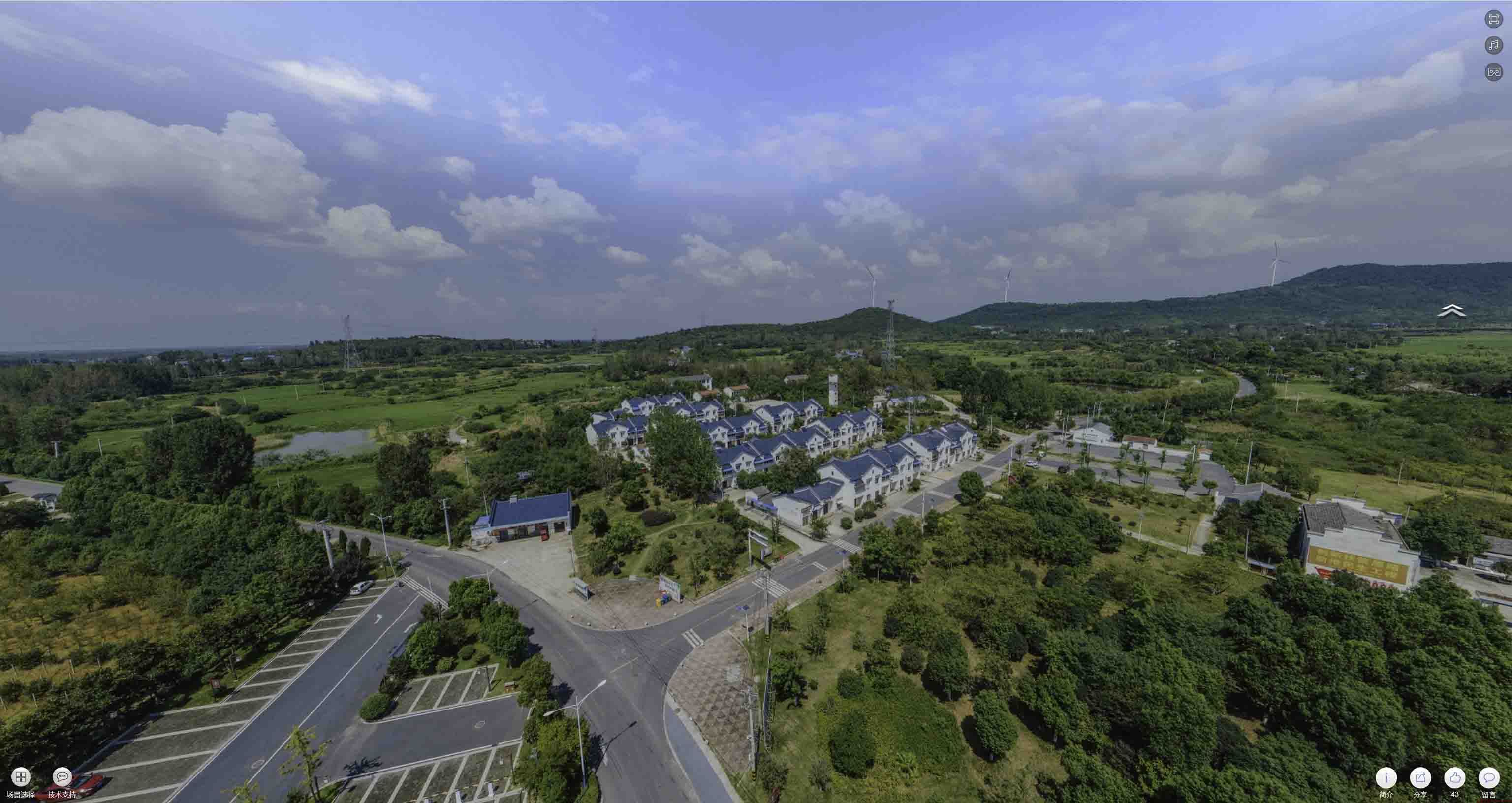浩口镇360全景拍摄：记录生活每一刻的完整视角——在手绘地图中的创意应用